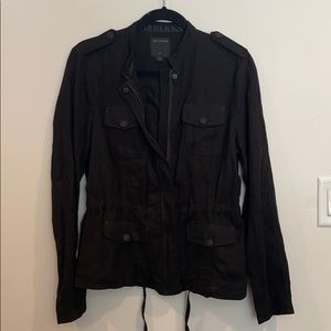 Black True Religion Military Style Jacket